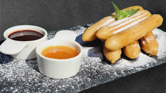 Churro relleno manjar 15cm 12 unidades